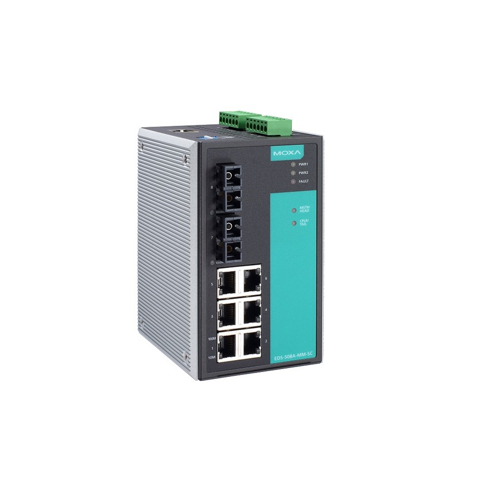 Moxa eds -508 a-ss-sc-t