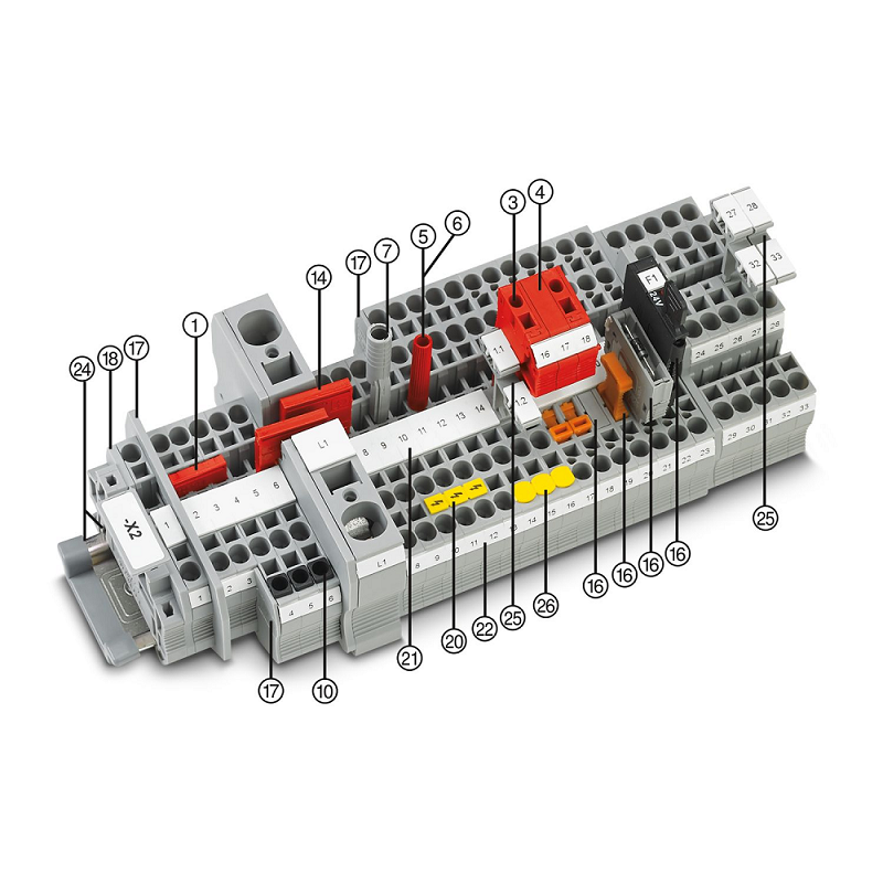 phoenix-contact-3031212 ST 2,5 Feed-through Terminal Block